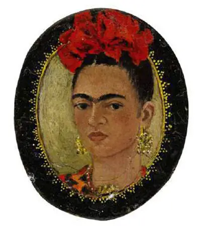 Miniature Self Portrait Frida Kahlo